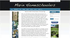 Desktop Screenshot of marinhomeschoolers.org