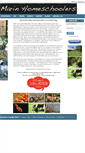 Mobile Screenshot of marinhomeschoolers.org
